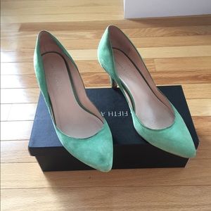 Mint Green Loeffler Randall Heels